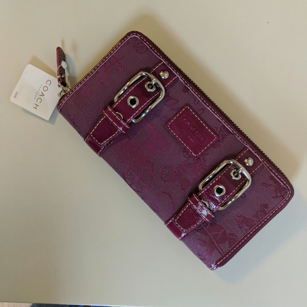 Coach Wallet Purple